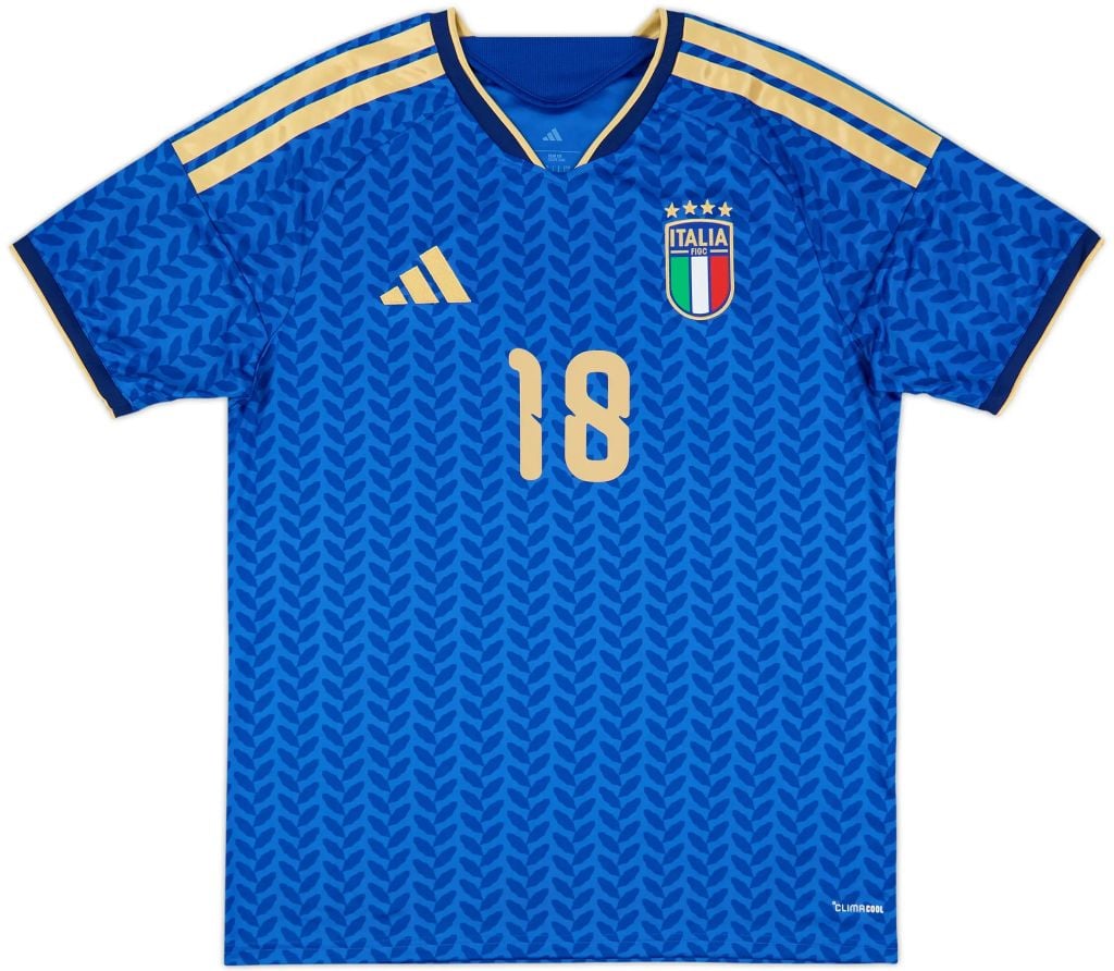 NAMESET BARELLA 18 AUTHENTIC Ý SÂN NHÀ 2026 WORLD CUP