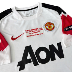 ÁO BÓNG ĐÁ MANCHESTER UNITED 2011/12 SÂN KHÁCH CHÍNH HÃNG FAN + PATCH C1, DETAIL FINAL + BERBATOV #9 - 382470-105