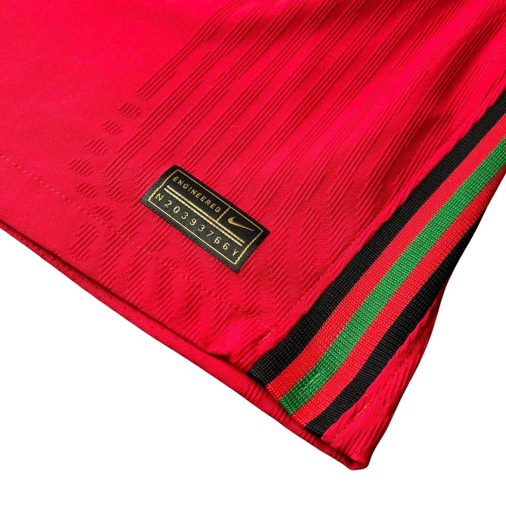 ÁO BÓNG ĐÁ BỒ ĐÀO NHA 2020/21 CHÍNH HÃNG SÂN NHÀ PLAYER CD0587-687 - NAME PATCH UEFA B.FERNANDES