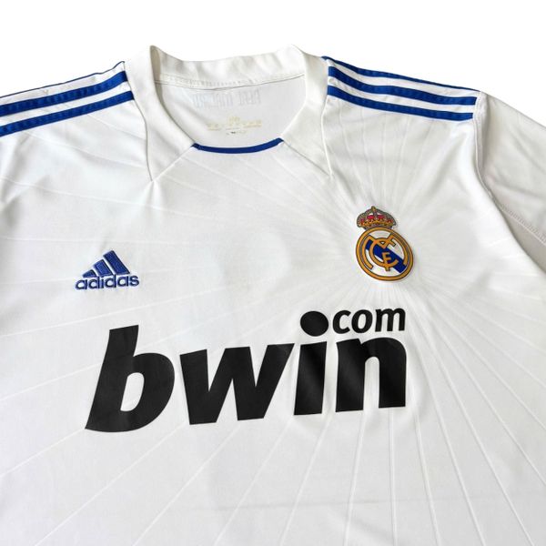 ÁO BÓNG ĐÁ REAL MADRID 2010/11 SÂN NHÀ CHÍNH HÃNG - PATCH LALIGA + RONALDO #7 - P96163