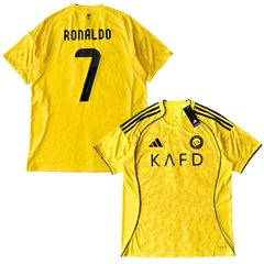 ÁO BÓNG ĐÁ AL NASSR 2025/26 CHÍNH HÃNG SÂN NHÀ FAN JN7982 - NAME RONALDO