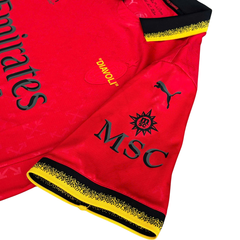 ÁO BÓNG ĐÁ AC MILAN X OFF WHITE CHÍNH HÃNG 783001-02 KHÔNG TAG 10/10