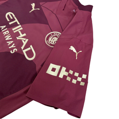 ÁO BÓNG ĐÁ MANCHESTER CITY 2024/25 THỨ BA CHÍNH HÃNG PLAYER FODEN #47 PHÔNG EPL - 775096-03 - KHÔNG TAG - 10/10