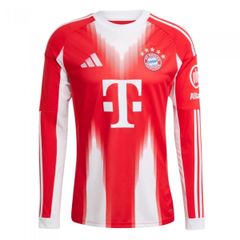 ÁO BÓNG ĐÁ BAYERN MUNICH 2025/26 CHÍNH HÃNG SÂN NHÀ TAY DÀI FAN JP3689
