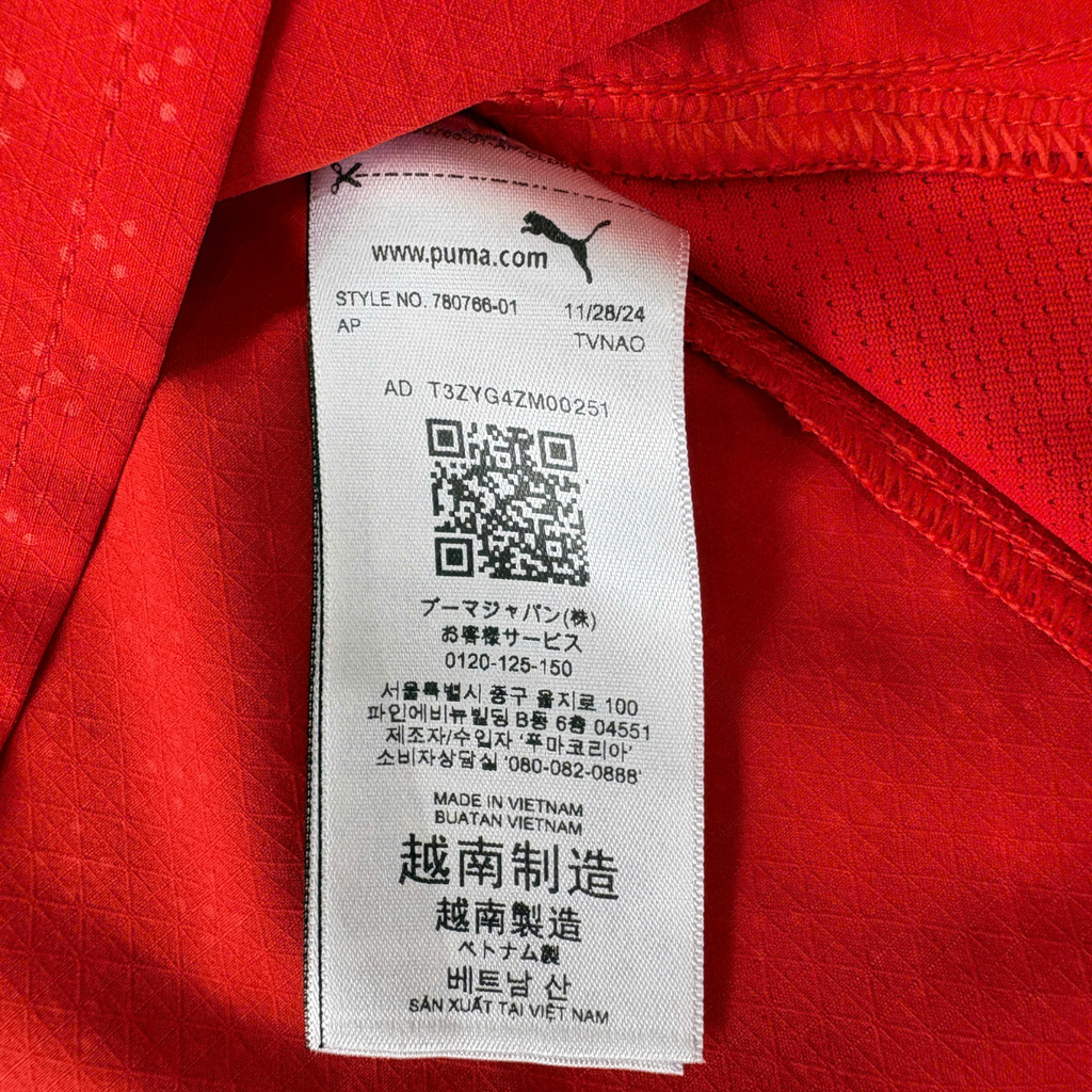 ÁO BÓNG ĐÁ BỒ ĐÀO NHA 2025 SÂN NHÀ CHÍNH HÃNG PLAYER 780766-01 - KHÔNG TAG - 10/10