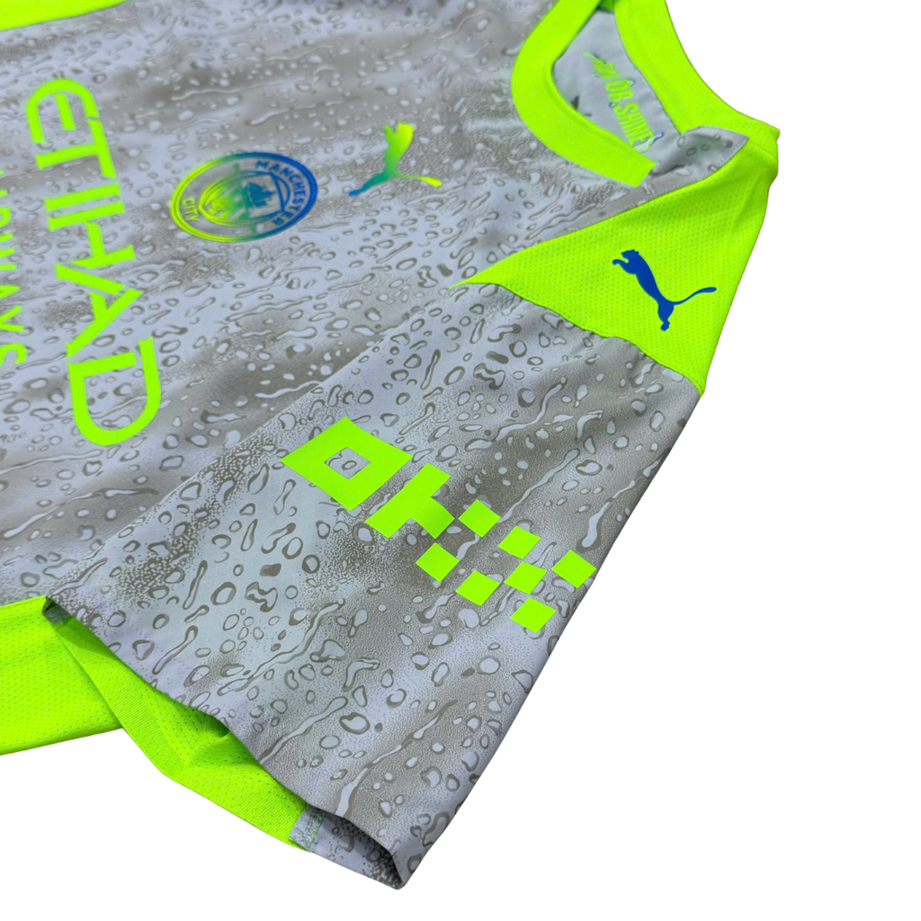 ÁO BÓNG ĐÁ MANCHESTER CITY 2025/26 THỨ BA CHÍNH HÃNG PLAYER 780360-03 - KHÔNG TAG - 10/10