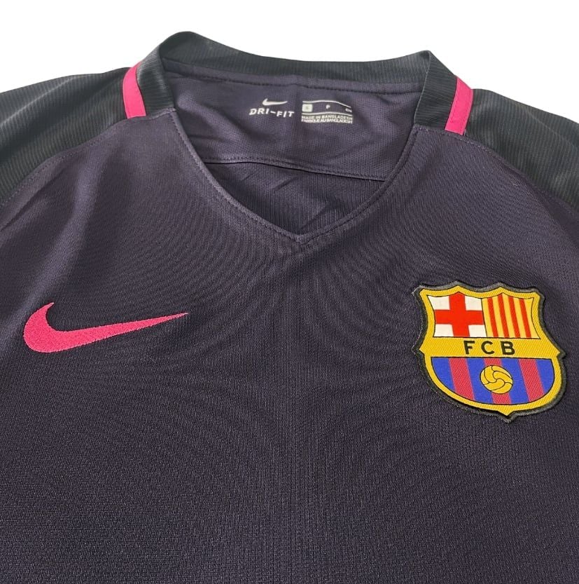 ÁO BÓNG ĐÁ BARCELONA SÂN KHÁCH 2016/17 CHÍNH HÃNG FAN - 776844-525 (KHÔNG TAG)