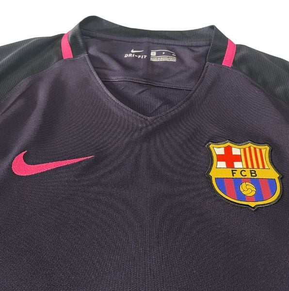 ÁO BÓNG ĐÁ BARCELONA SÂN KHÁCH 2016/17 CHÍNH HÃNG FAN - 776844-525 (KHÔNG TAG)