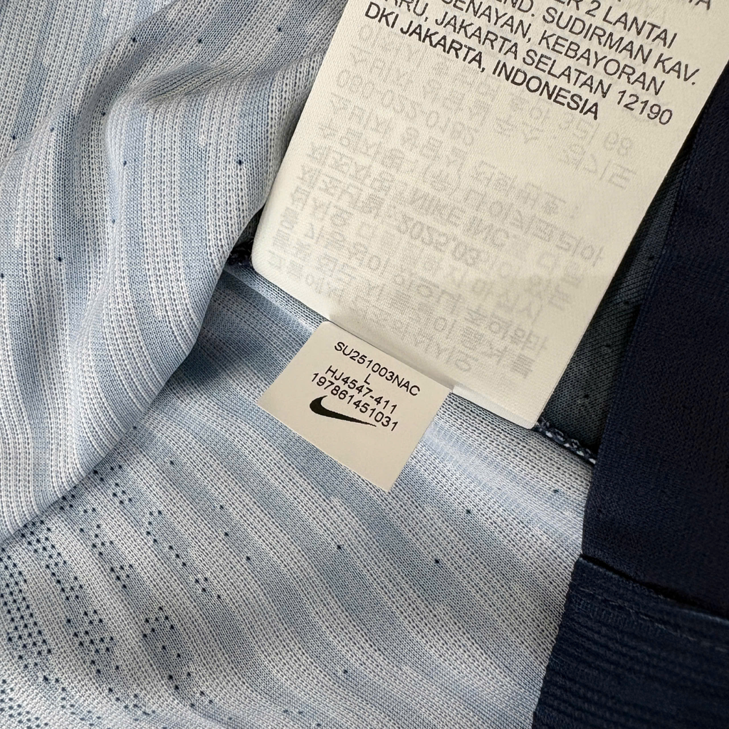 ÁO BÓNG ĐÁ PSG 2025/26 SÂN NHÀ CHÍNH HÃNG PLAYER KVARATSKHELIA #7 PHÔNG LIGUE 1 - HJ4547-411 - KHÔNG TAG - 10/10