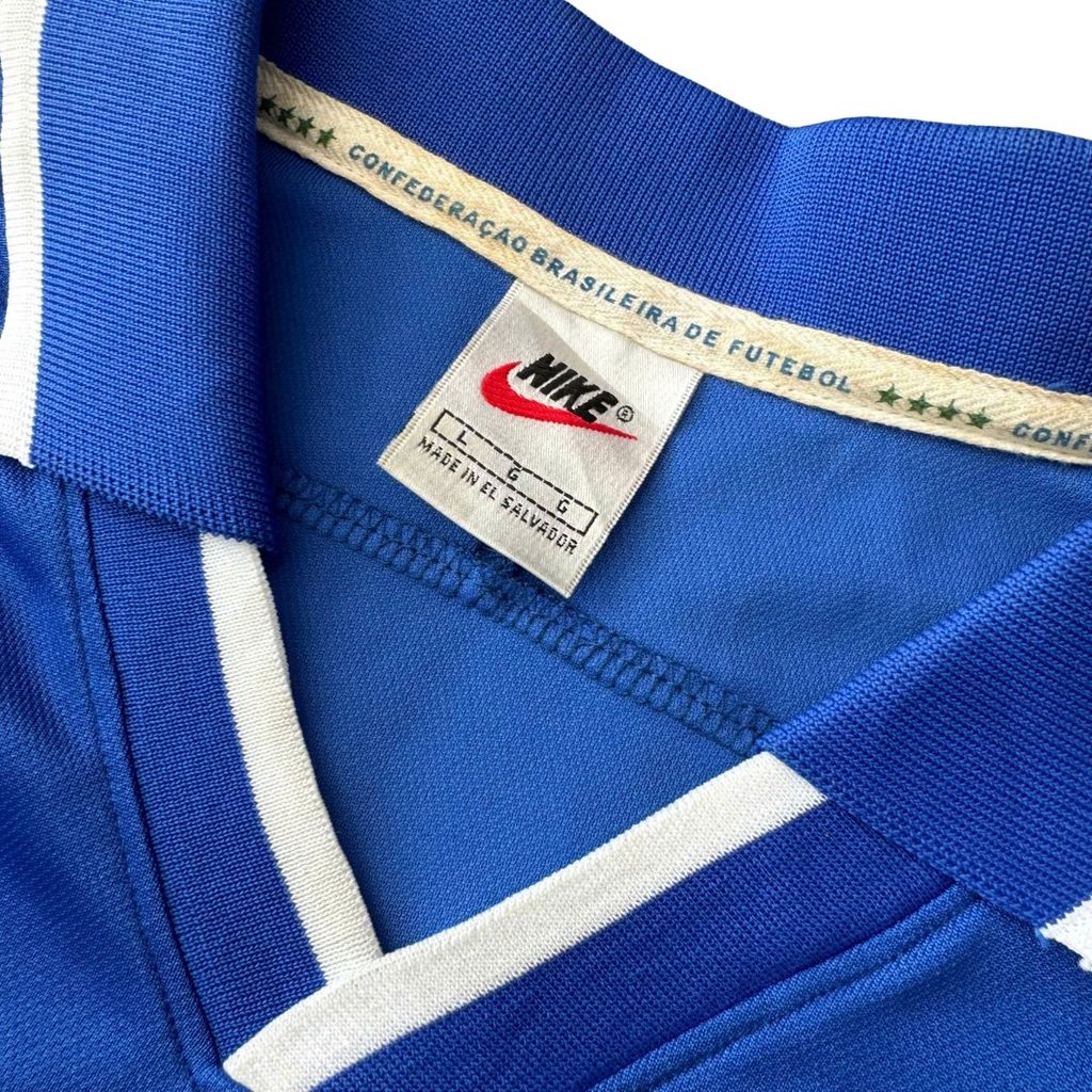 ÁO BÓNG ĐÁ BRAZIL 1997/98 CHÍNH HÃNG SÂN KHÁCH  FAN