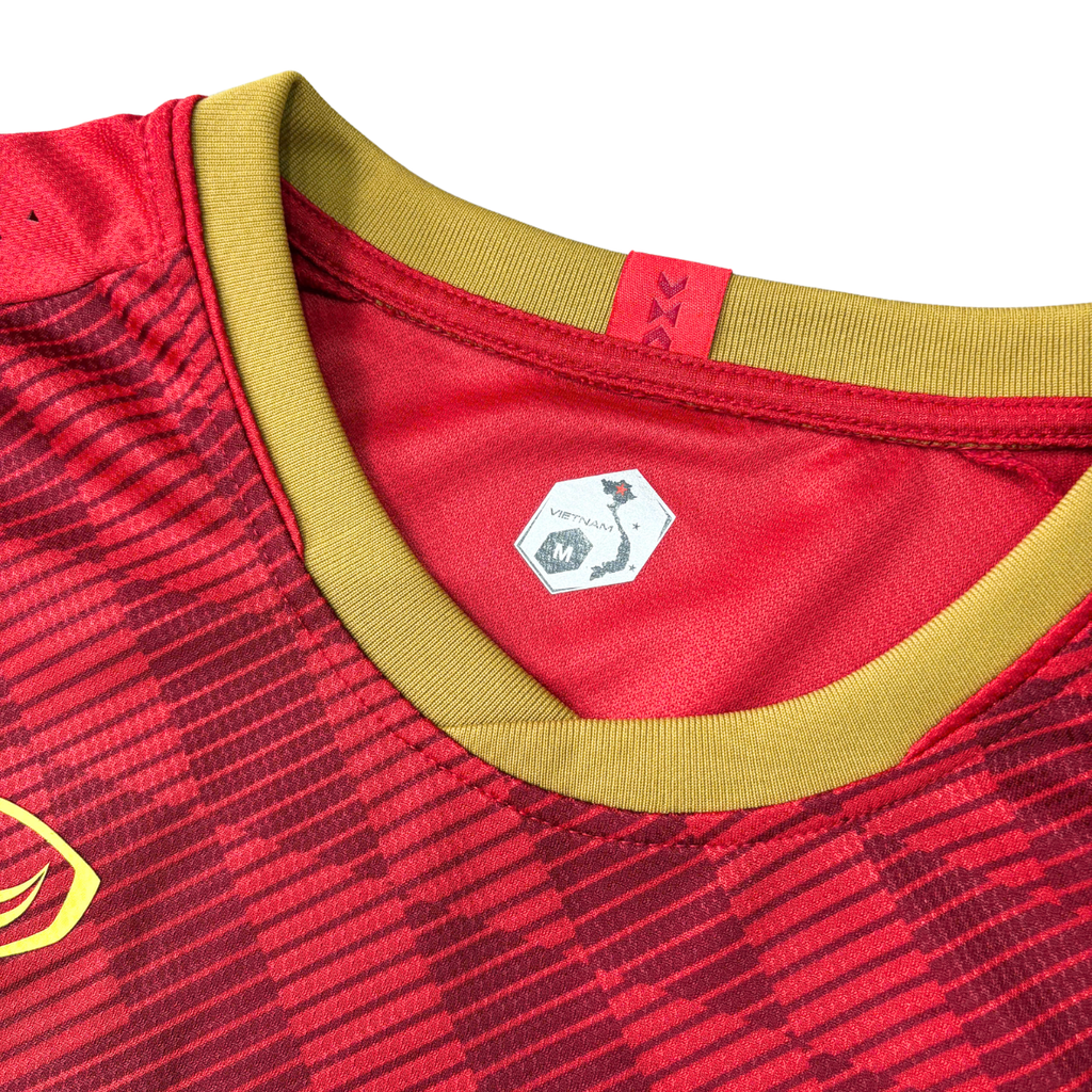 ÁO BÓNG ĐÁ VIỆT NAM 2019 SÂN NHÀ CHÍNH HÃNG PLAYER 038-923 - PHAN VĂN ĐỨC #20 + PATCH ASIAN CUP 2019 + CHỮ KÍ - KHÔNG TAG - 10/10