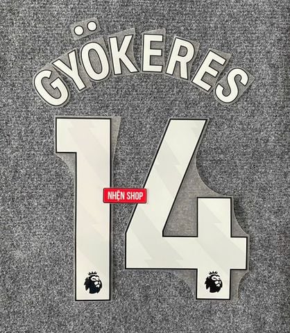 NAMESET GYOKERES 14 AUTHENTIC ARSENAL SÂN NHÀ 2025/26 EPL