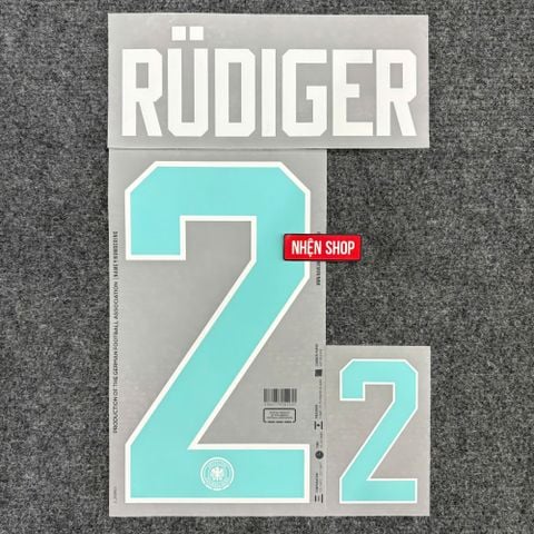 NAMESET RÜDIGER 2 AUTHENTIC ĐỨC SÂN KHÁCH 2026 WORLD CUP
