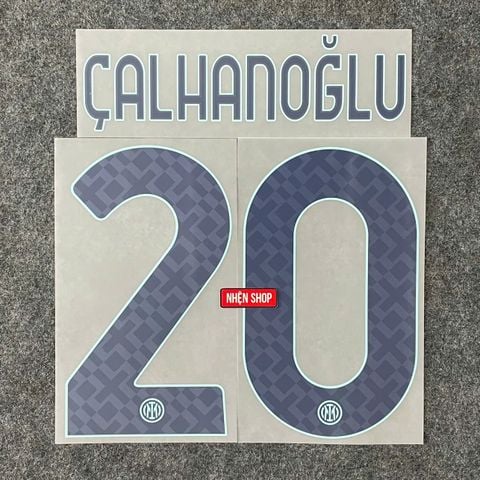 NAMESET ÇALHANOĞLU 20 AUTHENTIC INTER MILAN SÂN KHÁCH 2025/26 SERIE A