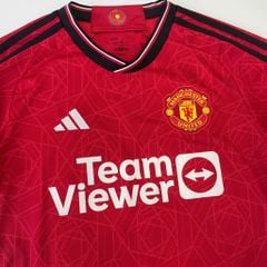 ÁO BÓNG ĐÁ MANCHESTER UNITED SÂN NHÀ 2023/24 NAMESET MAINOO - 37 CHÍNH HÃNG FAN - IP1726 (KHÔNG TAG)