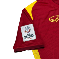 ÁO BÓNG ĐÁ VIỆT NAM 2021 SÂN NHÀ CHÍNH HÃNG PLAYER + PATCH AFC WOMEN'S ASIAN CUP INDIA 2022 #3 C.T.KIEU + CHỮ KÍ