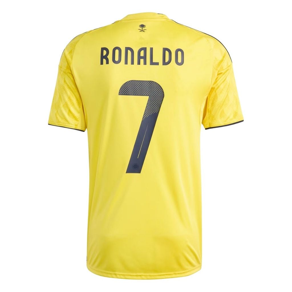 ÁO BÓNG ĐÁ AL NASSR 2025/26 CHÍNH HÃNG SÂN NHÀ FAN JN7982 - NAME RONALDO
