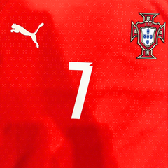 ÁO BÓNG ĐÁ TUYỂN BỒ ĐÀO NHA 2025 CHÍNH HÃNG SÂN NHÀ BẢN PLAYER NAMESET RONALDO 7 - 780766-01