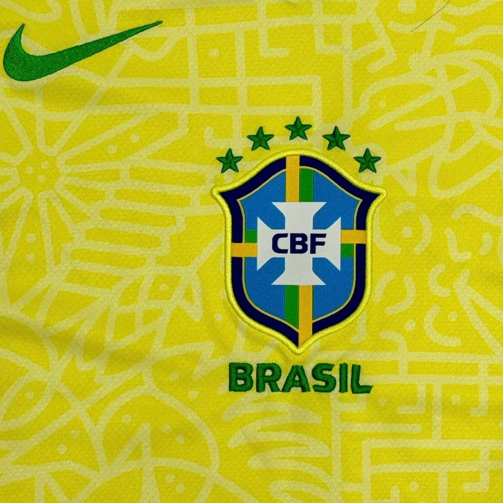 ÁO BÓNG ĐÁ BRAZIL 2024/25 CHÍNH HÃNG SÂN NHÀ FAN FJ4284-706