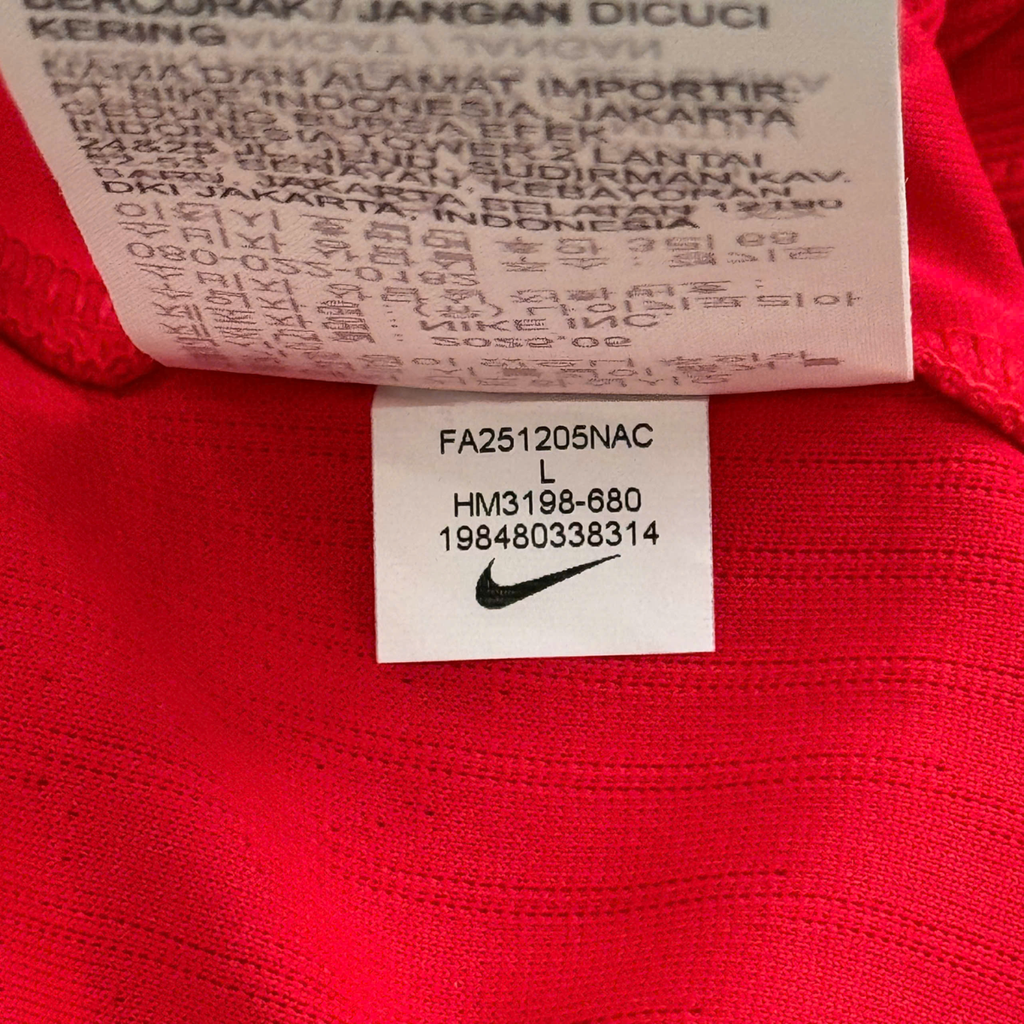 ÁO BÓNG ĐÁ PSG 2025/26 THỨ BA CHÍNH HÃNG PLAYER HM3198-680 KHÔNG TAG - 10/10