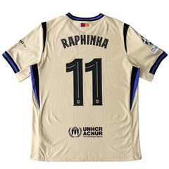 ÁO BÓNG ĐÁ BARCELONA X KOBE BRYANT 2025/26 CHÍNH HÃNG PLAYER RAPHINHA #11 PHÔNG C1 + PATCH HJ4554-784 - KHÔNG TAG - 10/10