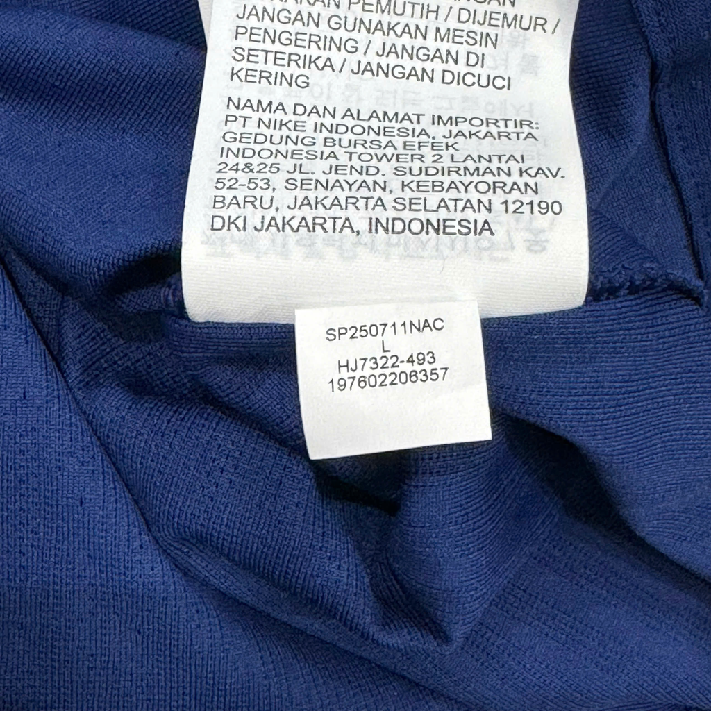ÁO BÓNG ĐÁ PSG 2024/25 THỨ TƯ TAY DÀI CHÍNH HÃNG PLAYER KVARATSKHELIA #7 PHÔNG C1 HJ7322-493 - KHÔNG TAG - 10/10