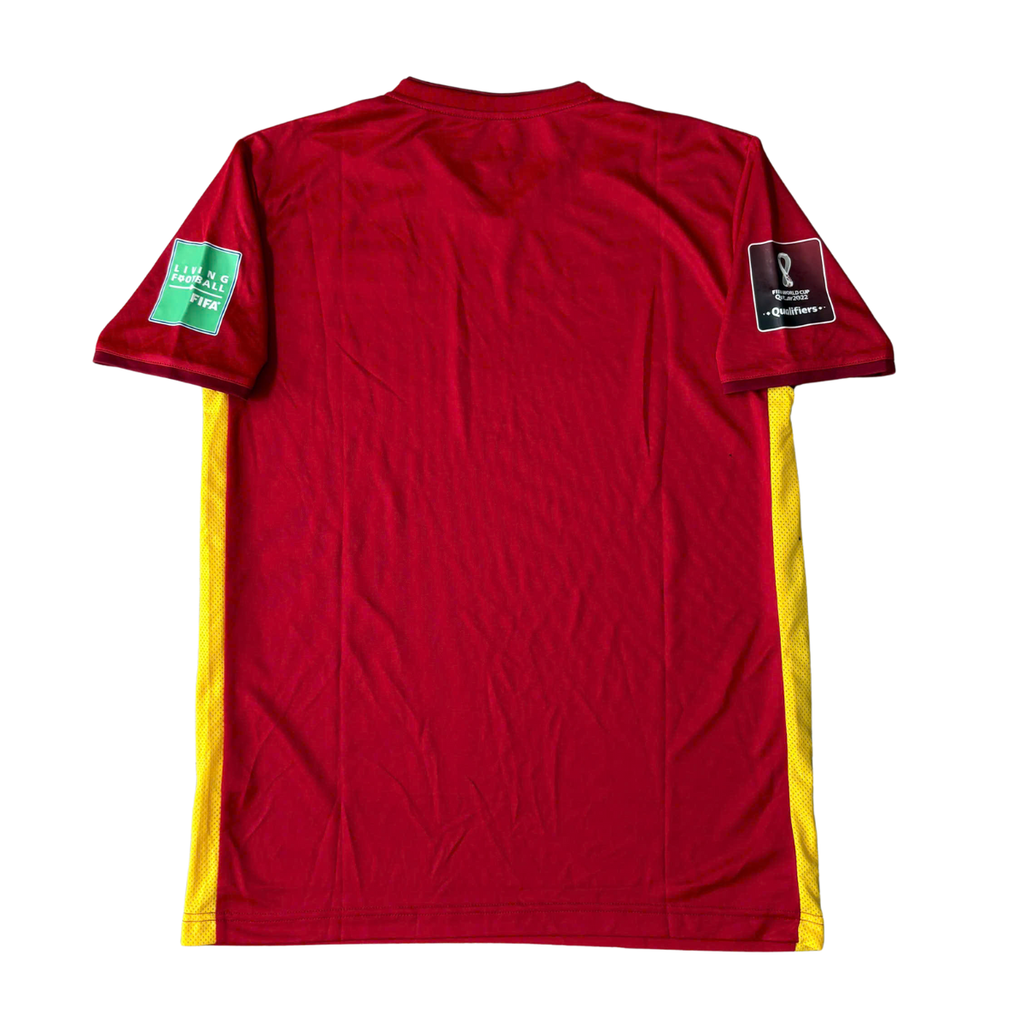 ÁO BÓNG ĐÁ VIỆT NAM 2021 SÂN NHÀ CHÍNH HÃNG PLAYER + PATCH VÒNG LOẠI WORLD CUP 2022 + CHỮ KÍ CẦU THỦ