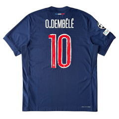 ÁO BÓNG ĐÁ PSG 2025/26 SÂN NHÀ CHÍNH HÃNG PLAYER O.DEMBÉLÉ #10 PHÔNG + PATCH C1 FN8774-411 - KHÔNG TAG - 10/10