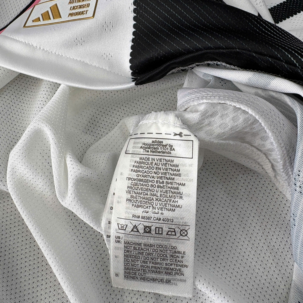 ÁO BÓNG ĐÁ JUVENTUS 2025/26 SÂN NHÀ CHÍNH HÃNG PLAYER KHÔNG TAG JJ4314