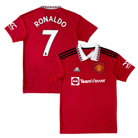 ÁO BÓNG ĐÁ MANCHESTER UNITED 2022/23 SÂN NHÀ CHÍNH HÃNG FAN + RONALDO #7 - H13881