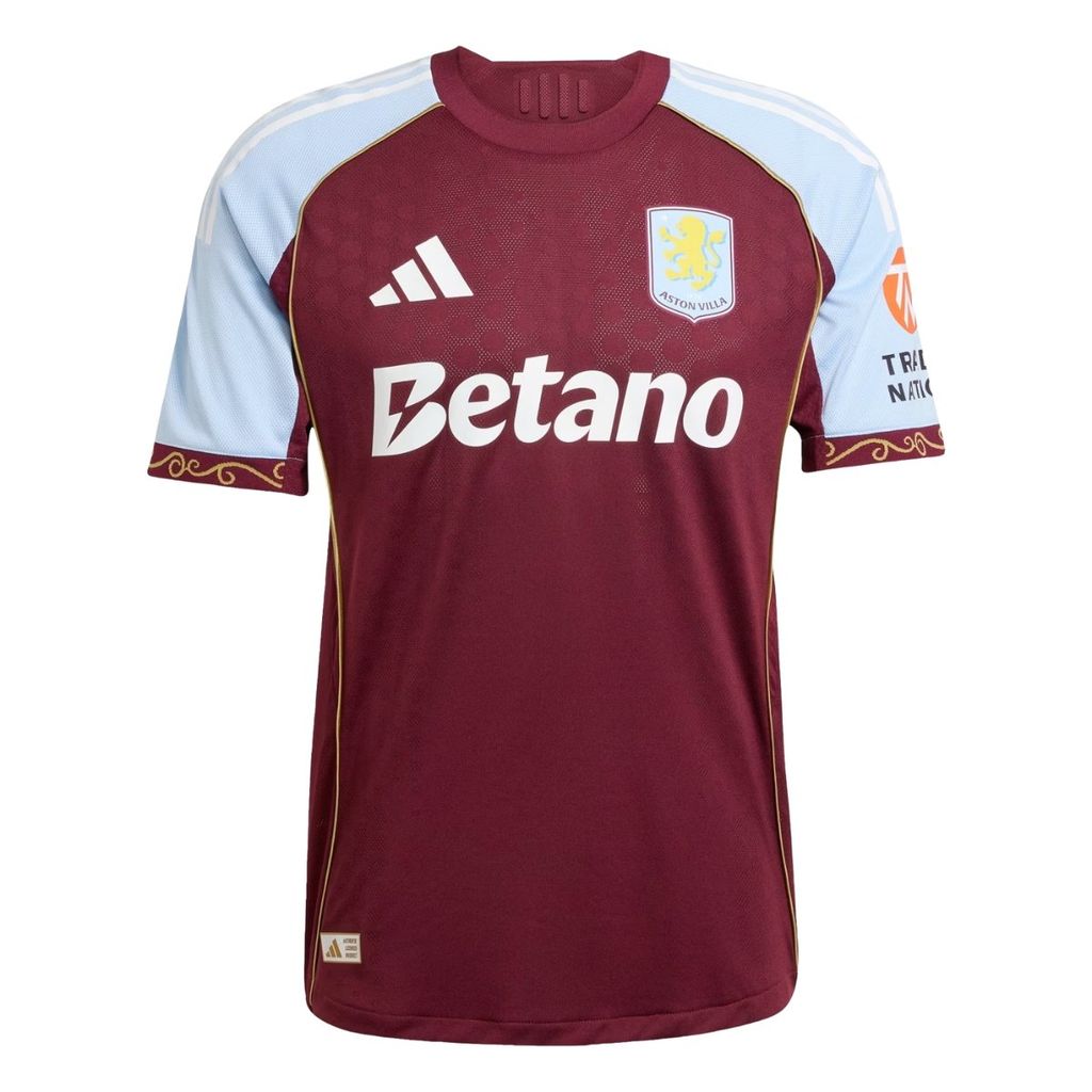 ÁO BÓNG ĐÁ ASTON VILLA 2025/26 CHÍNH HÃNG SÂN NHÀ PLAYER JN8032