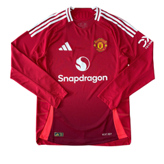 ÁO BÓNG ĐÁ MANCHESTER UNITED 2024/25 SÂN NHÀ CHÍNH HÃNG PLAYER TAY DÀI IT1988