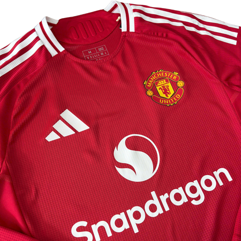 ÁO BÓNG ĐÁ MANCHESTER UNITED 2024/25 SÂN NHÀ CHÍNH HÃNG PLAYER TAY DÀI IT1988