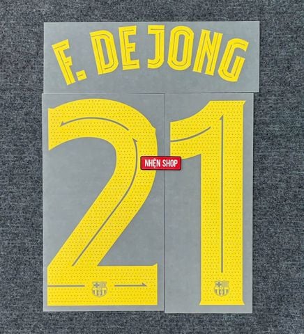 NAMESET F.DE JONG 21 AUTHENTIC BARCELONA 2025/26 SÂN NHÀ CUP