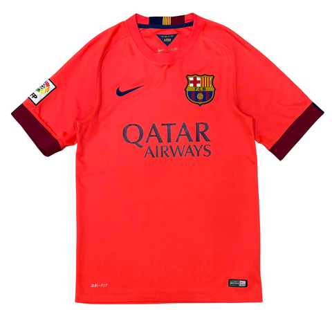 ÁO BÓNG ĐÁ BARCELONA 2014/15 SÂN KHÁCH CHÍNH HÃNG + PATCH LALIGA - NEYMAR #11 -- 610595-672