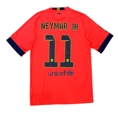 ÁO BÓNG ĐÁ BARCELONA 2014/15 SÂN KHÁCH CHÍNH HÃNG + PATCH LALIGA - NEYMAR #11 -- 610595-672