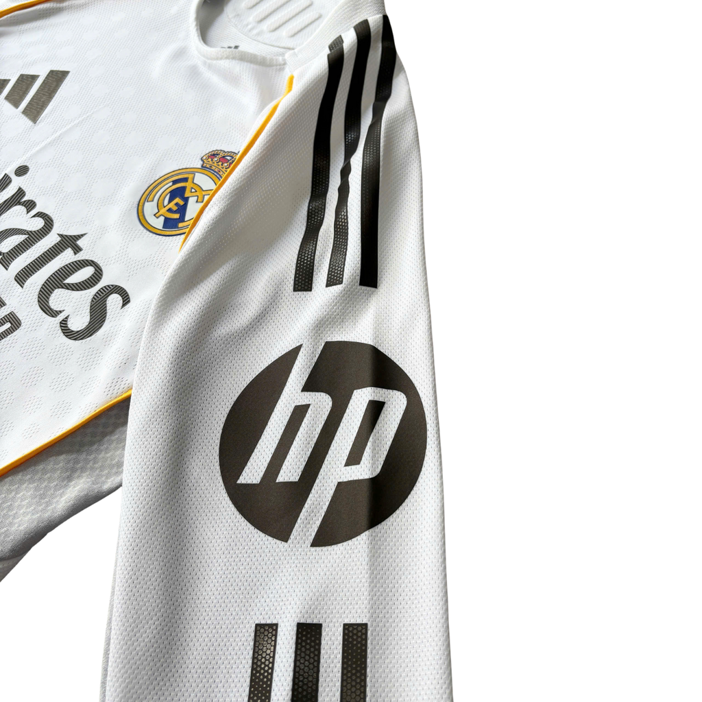 ÁO BÓNG ĐÁ REAL MADRID 2025/26 SÂN NHÀ CHÍNH HÃNG PLAYER TAY DÀI – JN8866