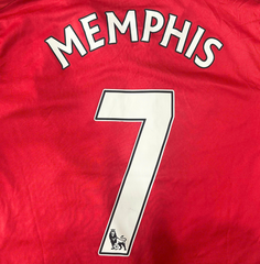 ÁO BÓNG ĐÁ MANCHESTER UNITED 2015/16 CHÍNH HÃNG SÂN NHÀ BẢN FAN NAMESET MEMPHIS 7 - AC1418 (KHÔNG TAG)