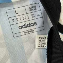 ÁO BÓNG ĐÁ ARGENTINA 2022 CHÍNH HÃNG PLAYER MESSI #10, FINAL MATCH DETAIL WORLD CUP 2022 - HF2157 - KHÔNG TAG - 10/10