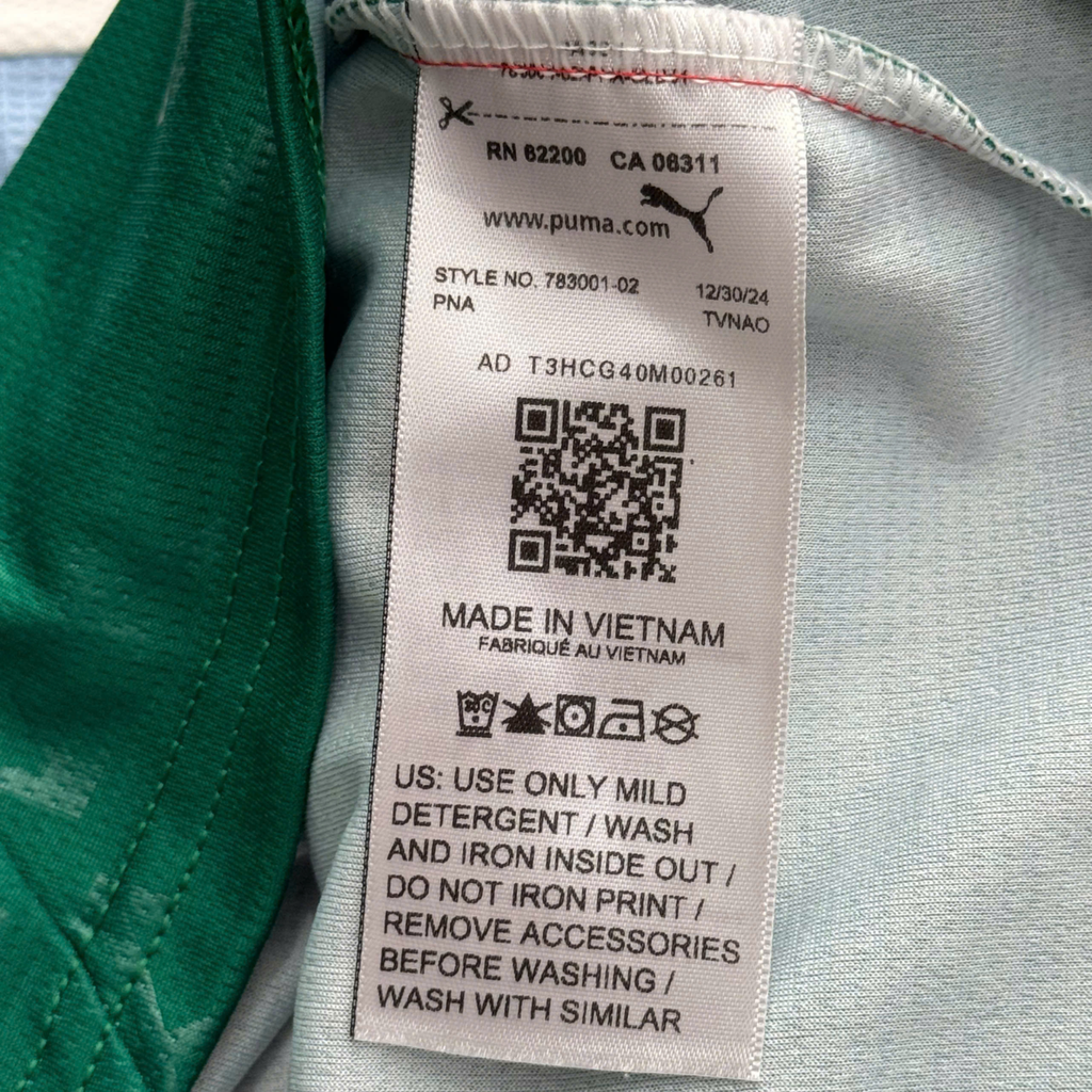 ÁO BÓNG ĐÁ AC MILAN X OFF WHITE CHÍNH HÃNG 783001-02 KHÔNG TAG 10/10