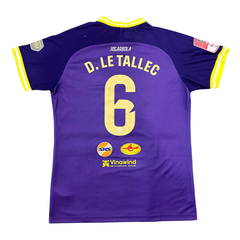 ÁO BÓNG ĐÁ HÀ NỘI FC 2023/24 CHÍNH HÃNG SÂN NHÀ BẢN PLAYER NAMESET LE TALLEC 6 - MATCH WORN