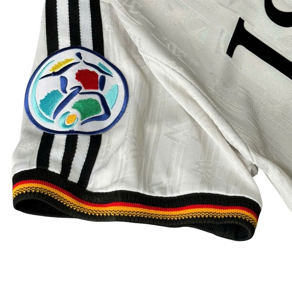 ÁO BÓNG ĐÁ ĐỘI TUYỂN ĐỨC RETRO 1996/97 CHÍNH HÃNG SÂN NHÀ PLAYER NAME PATCH KLINSMANN