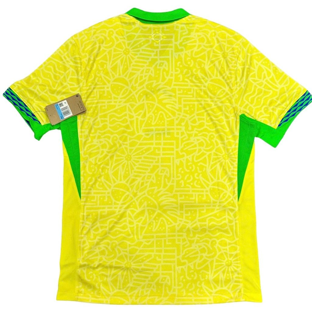 ÁO BÓNG ĐÁ BRAZIL 2024/25 CHÍNH HÃNG SÂN NHÀ FAN FJ4284-706