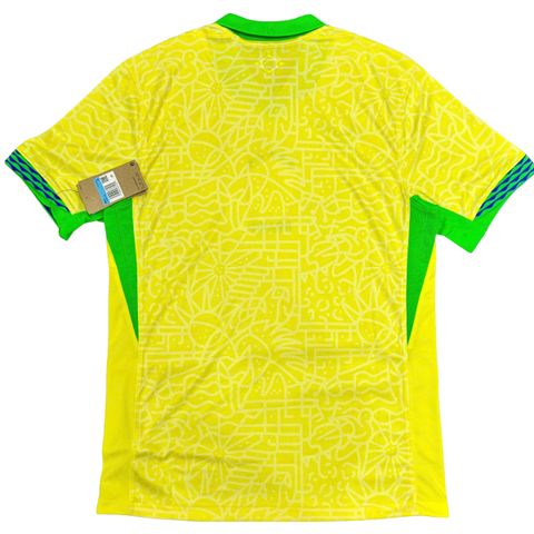 ÁO BÓNG ĐÁ BRAZIL 2024/25 CHÍNH HÃNG SÂN NHÀ FAN FJ4284-706