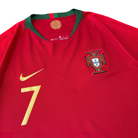 ÁO BÓNG ĐÁ BỒ ĐÀO NHA 2018 SÂN NHÀ CHÍNH HÃNG FAN -- 893877-687