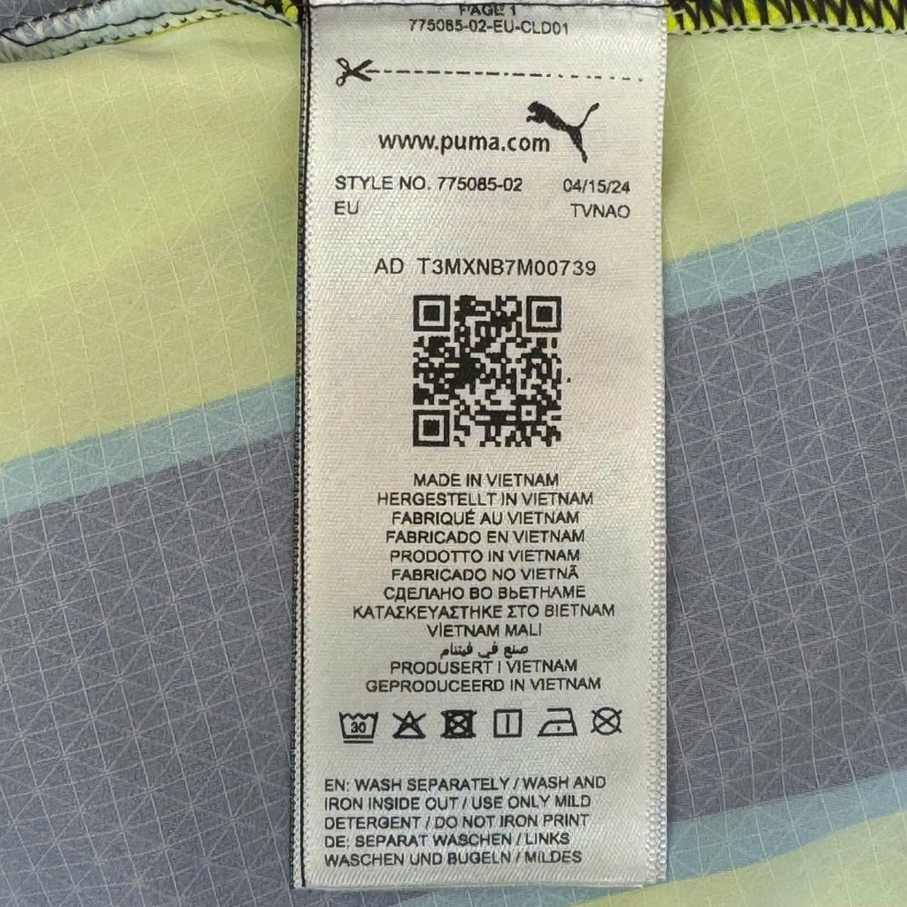 ÁO BÓNG ĐÁ MANCHESTER CITY 2024/25 SÂN KHÁCH CHÍNH HÃNG PLAYER HAALAND 9 PHÔNG EPL+PATCH - 775085-02 - KHÔNG TAG - 10/10