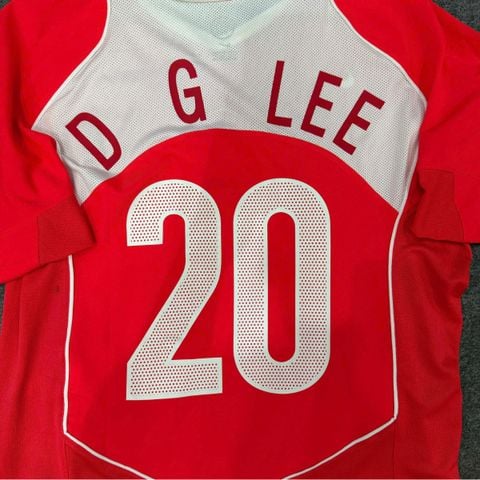ÁO BÓNG ĐÁ ĐỘI TUYÊN HÀN QUỐC 2004/05 SÂN NHÀ CHÍNH HÃNG PLAYER 117507 - Lee Dong-Gook