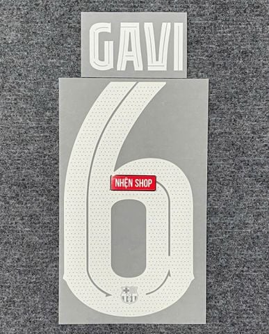 NAMESET GAVI 6 AUTHENTIC BARCELONA SÂN NHÀ 2023/24 CUP