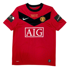 [ÁO BÓNG ĐÁ MANCHESTER UNITED 2009/10 SÂN NHÀ CHÍNH HÃNG + PATCH, DETAIL CARLING CUP FINAL 2010 + VIDIC #15 --- 355091-623