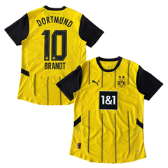 ÁO BÓNG ĐÁ BORUSSIA DORTMUND 2024/25 SÂN NHÀ CHÍNH HÃNG PLAYER + BRANDT #25 - 774945-01